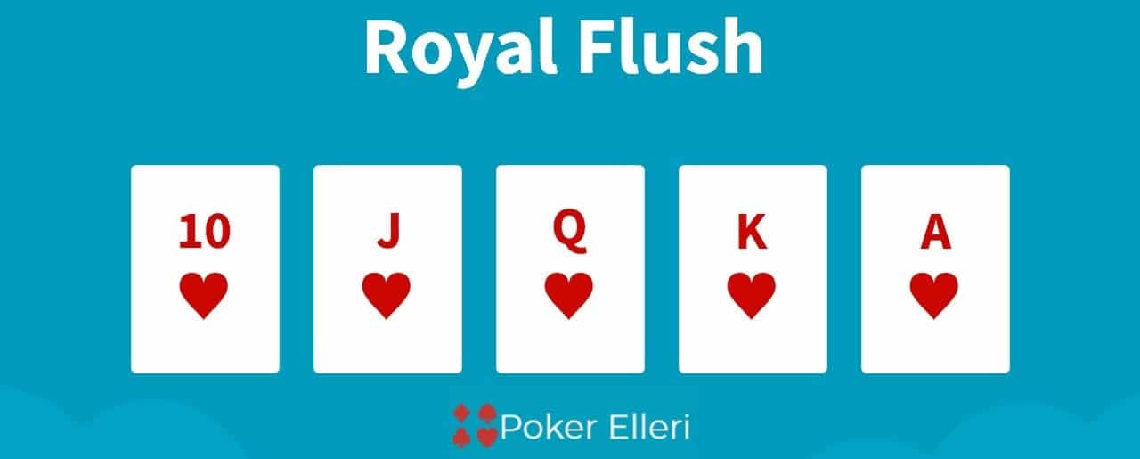 poker elleri - flos royal (royal flush)