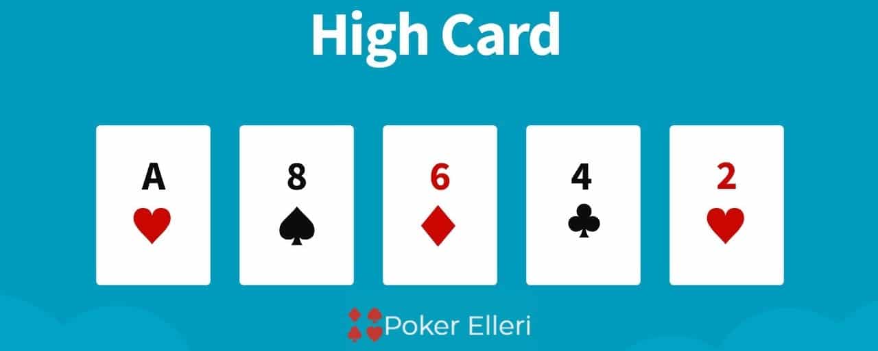 poker elleri - yuksek kart (high card)